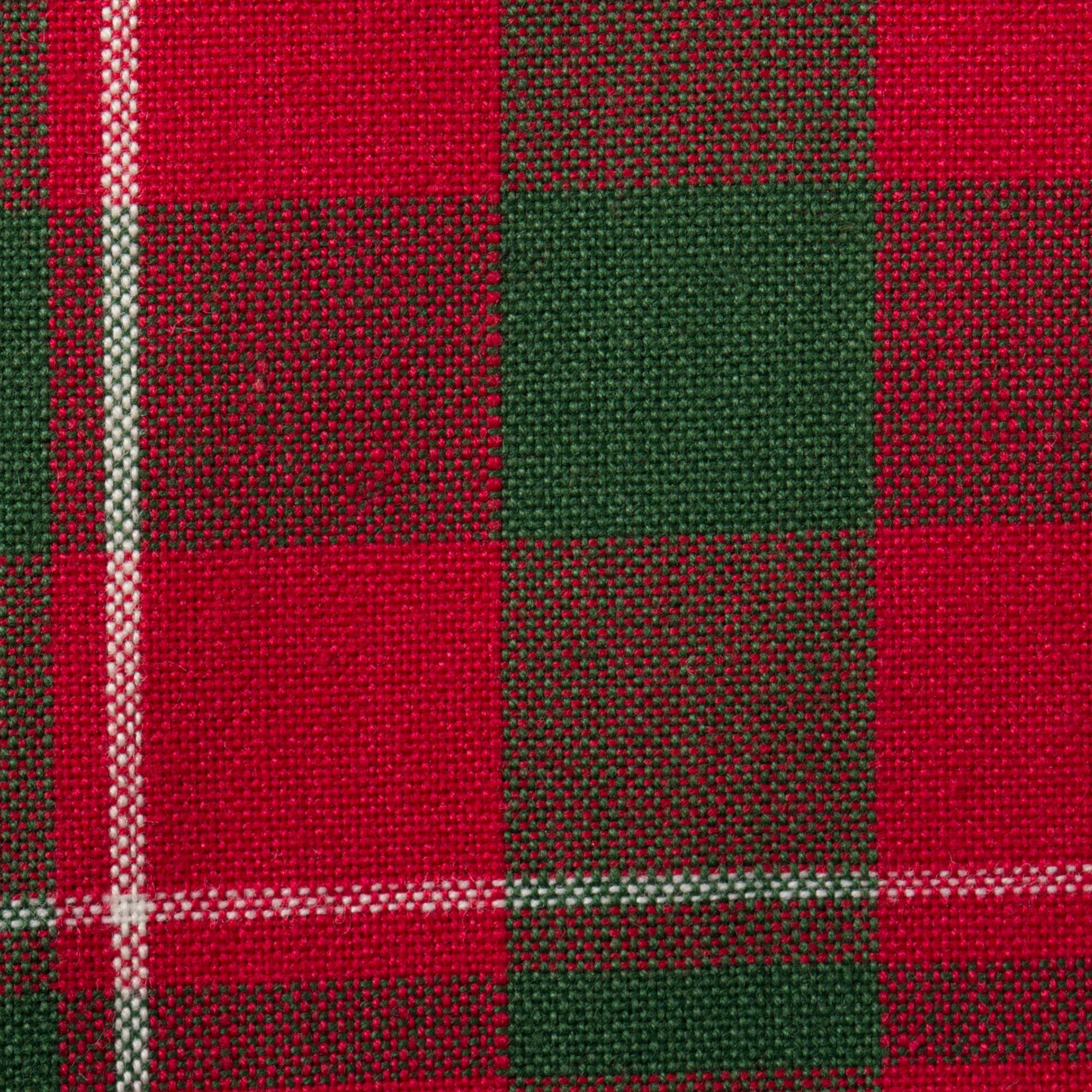 DII® 52" Tartan Holly Plaid Tablecloth